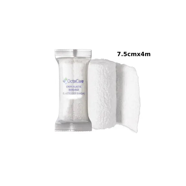 Octacare crepe bandage 7.5cmx4m 1's