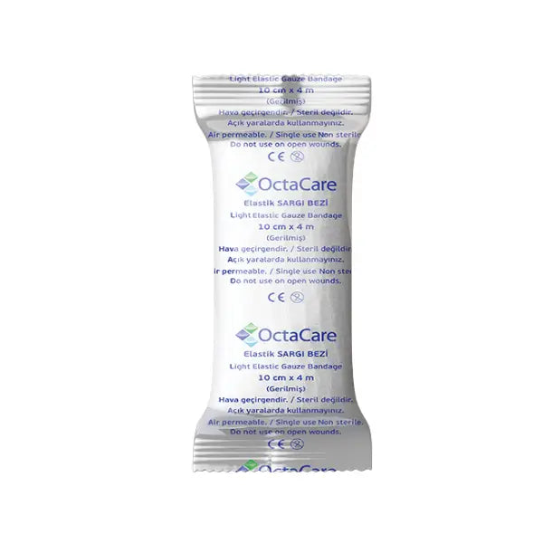Octacare crepe bandage 10cmx4m 1's