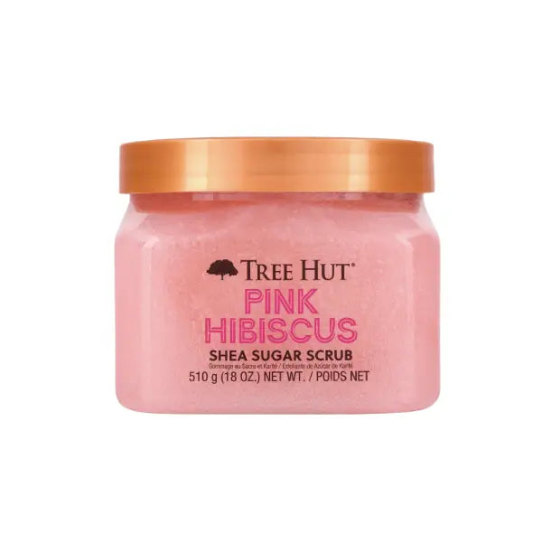 tree hut pink hibiscus shea sugar scrub 510g