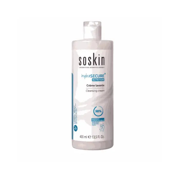 soskin hydra secure+ cleansing cream 400ml