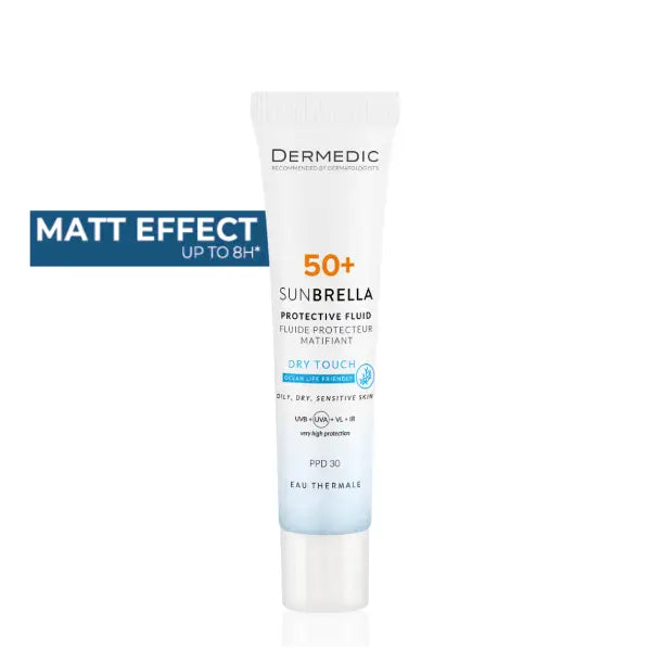 dermedic sunbrella dry touch protective fluid spf50+ 40ml