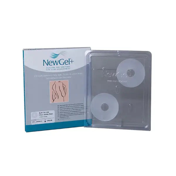 newgel+ clear silicone dots 2.5cm 6's