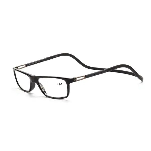100Eyewear Reading Glass Square Black(+2.5)