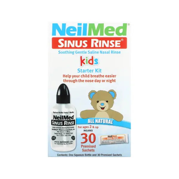 neil med sinus rinse kids starter kit 30's 
