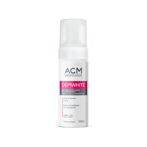 acm depiwhite brightening cleansing foam 200ml