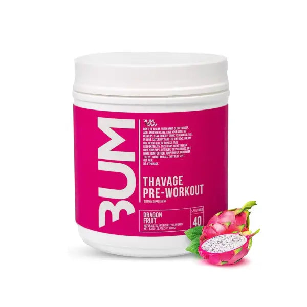 raw Nutrition cbum thavage pre-workout 40/20'svg 520gm dragon fruit - energy - Raw Nutrition