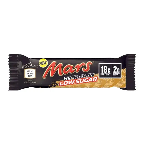 mars hi protein bar 57gm low sugar - protein - mars