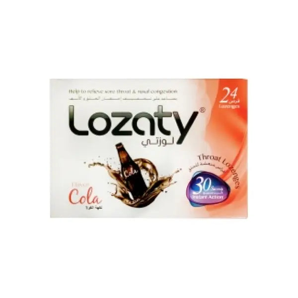 lozaty throat lozenges cola 24's