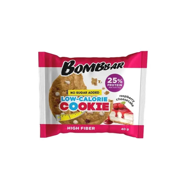 bombbar protein low-calorie no sugar cookie Raspberry cheesecake - snack - Bombbar