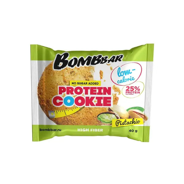 bombbar protein cookie pistachio no sugar 40g - snack - Bombbar