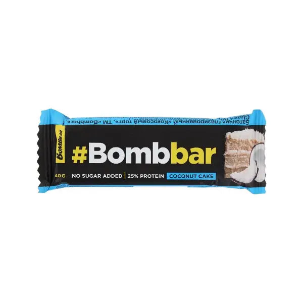bombbar protein bar coconut cake no sugar 40g - protein bar - Bombbar