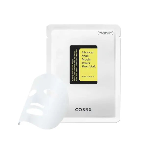 cosrx advanced snail mucin power essence sheet mask 25ml 1's