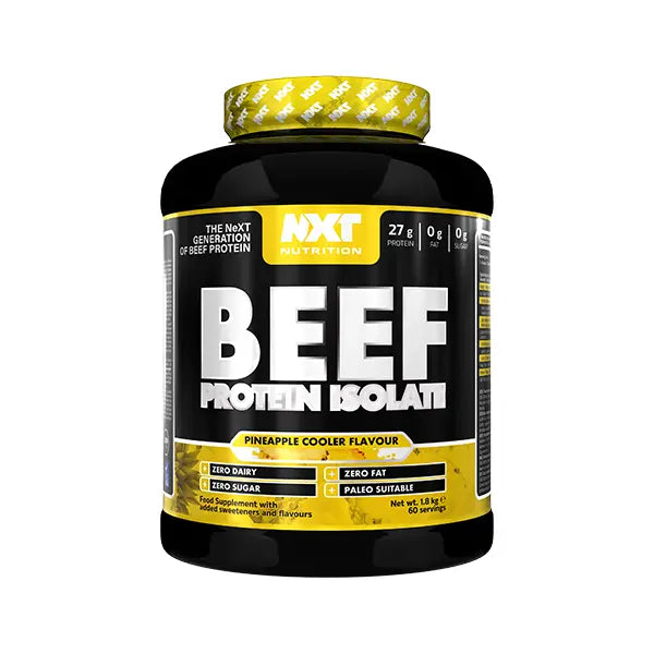 nxt nutrition beef protein isolate 1.8kg pineapple cooler flavor - protein - Nxt Nutrition