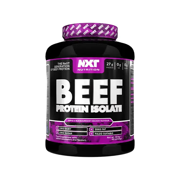 nxt nutrition beef protein isolate 1.8kg apple &amp;amp; b/squash flavor - protein - Nxt Nutrition