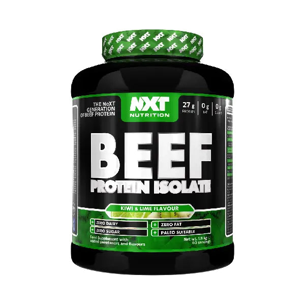 nxt nutrition beef protein isolate 1.8kg kiwi &amp;amp; lime flavor - protein - Nxt Nutrition