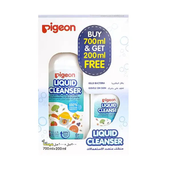 pigeon liquid cleanser 700ml+200ml free promo pack