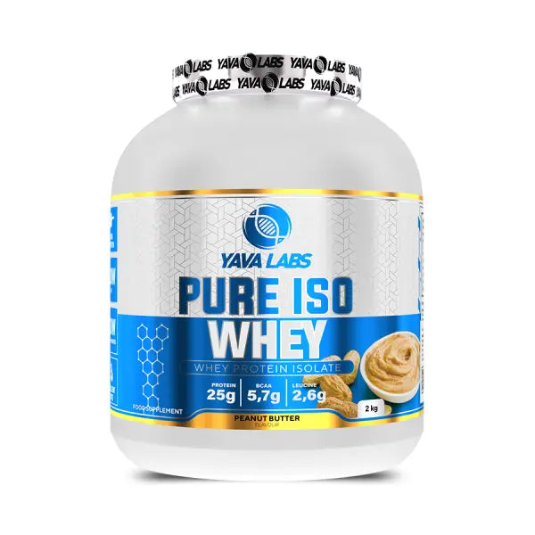 yava labs pure iso whey 5lbs peanut butter - protein - Yava Labs