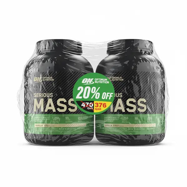 optimum nutrition serious mass 6lb vanilla promo - mass gainer - Optimum Nutrition