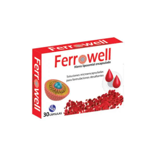 ferrowell liposomal iron capsules 30's