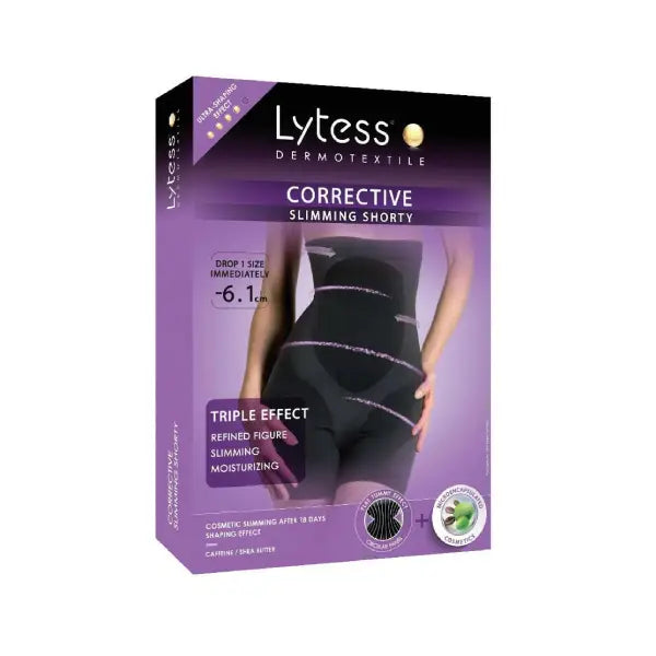 lytess corrective slimming shorty black (xxl)