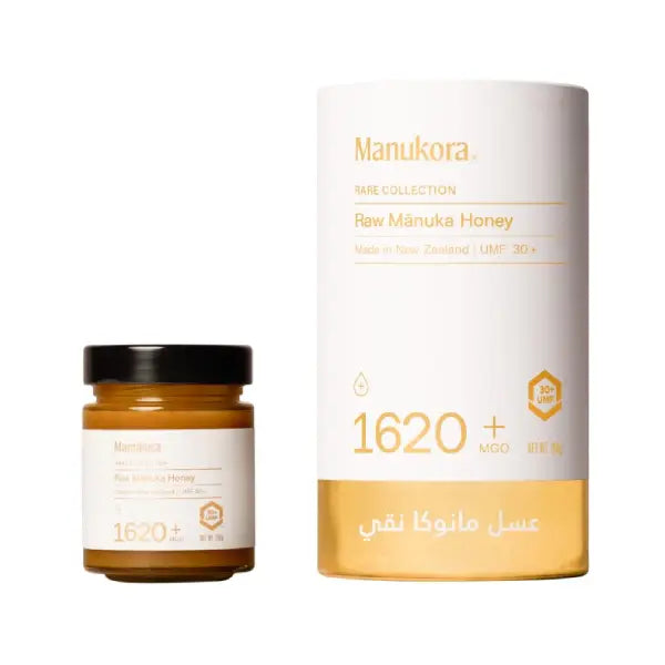 manukora raw manuka honey 1620+mgo 250gm