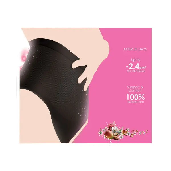 lytess young mum flat tummy brief black (l)