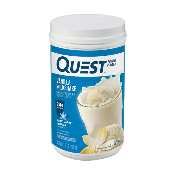 Quest Protein Powder 1.6Lb Vanilla Milkshake - protein - Quest Nutrition