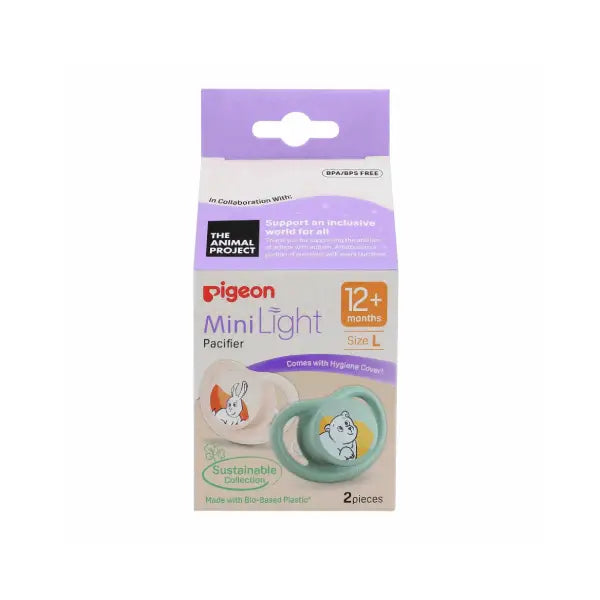 Pigeon Minilight Pacifier (L) 2Pc 
