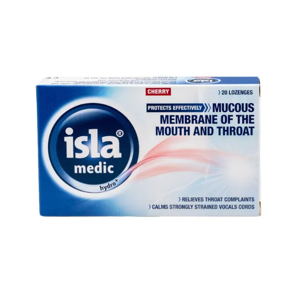 ISLA MEDIC HYDRO+CHERRY LOZENGES 20'S