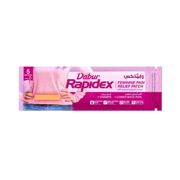 Dabur rapidex feminine pain relief patch 5's