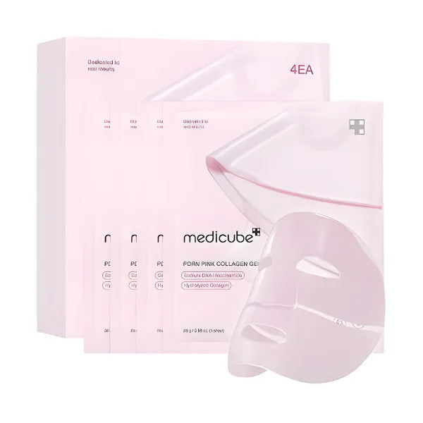 Medicube pdrn pink collagen gel mask 28gm 4's