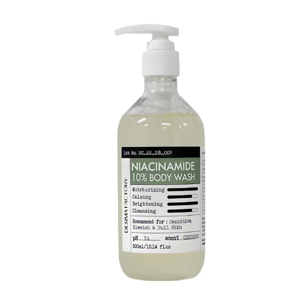Derma factory niacinamide 10% body wash 