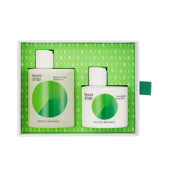 Nature republic hours morning moss body care set 