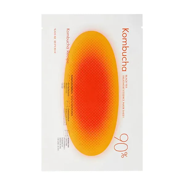 Nature republic kombucha black tea treatment essence mask sheet