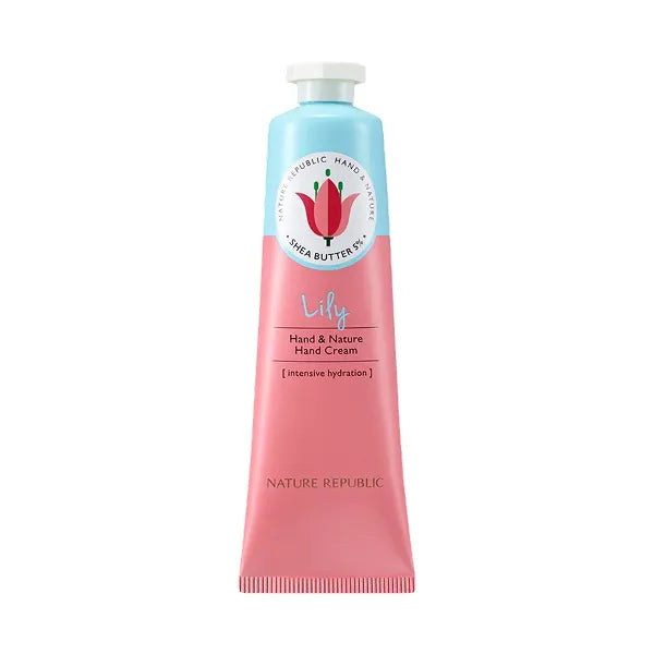 Nature republic hand &amp; nature lily hand cream 