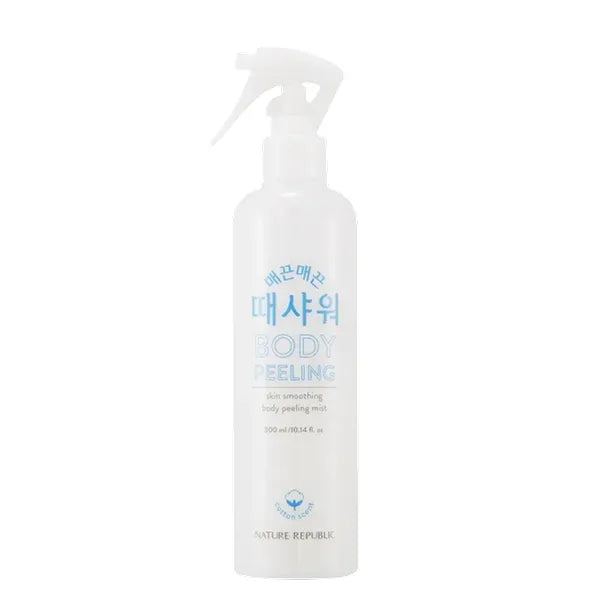 Nature republic skin smoothing body peeling cotton mist 