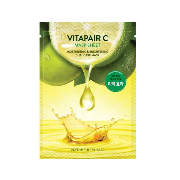 Nature republic vitapair c 7days whitening mask sheet 10's