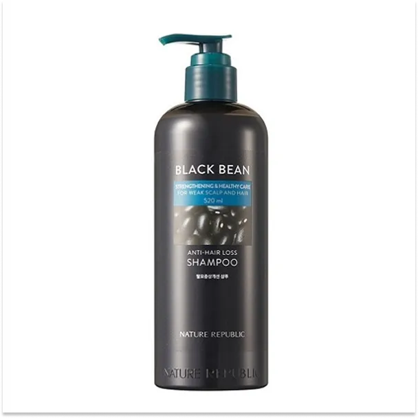 Nature republic black bean anti hair loss shampoo 520ml