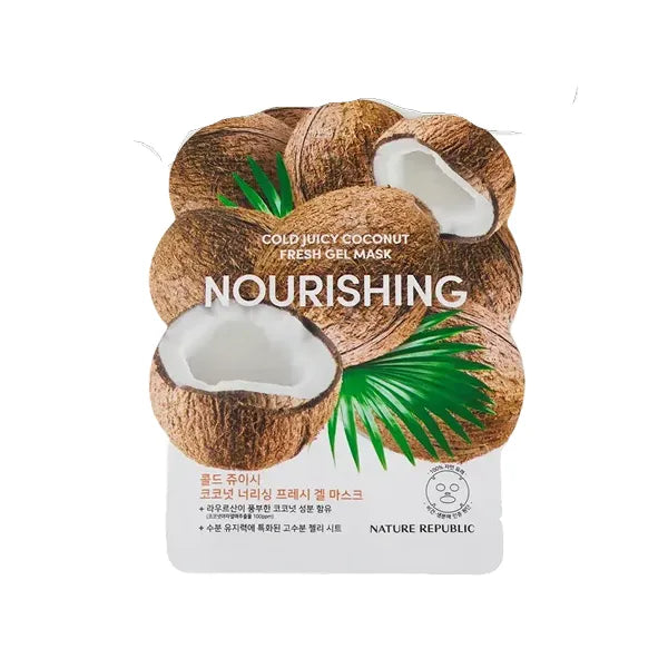 Nature republic cold juicy coconut nourishing fresh gel mask