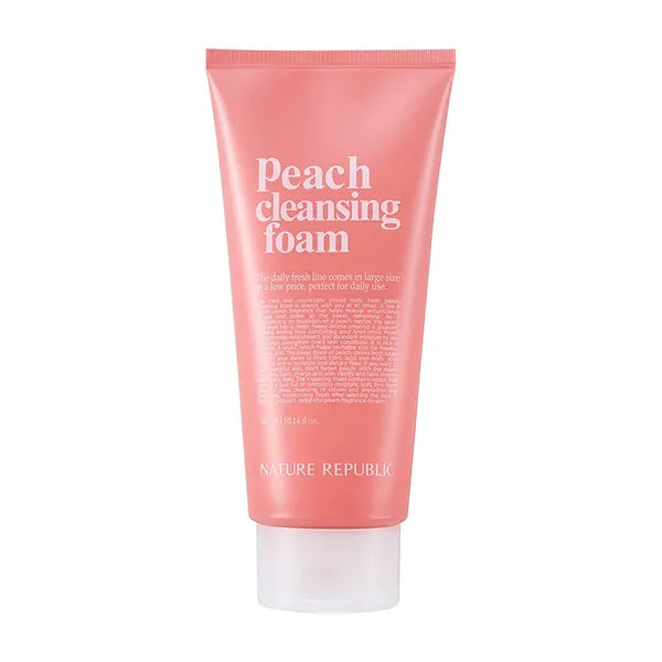 Nature republic daily fresh peach cleansing foam 