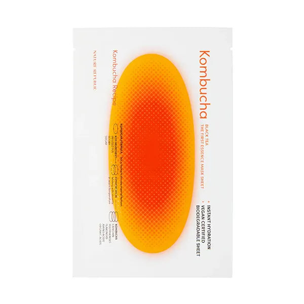 Nature republic kombucha black tea the first essence mask sheet