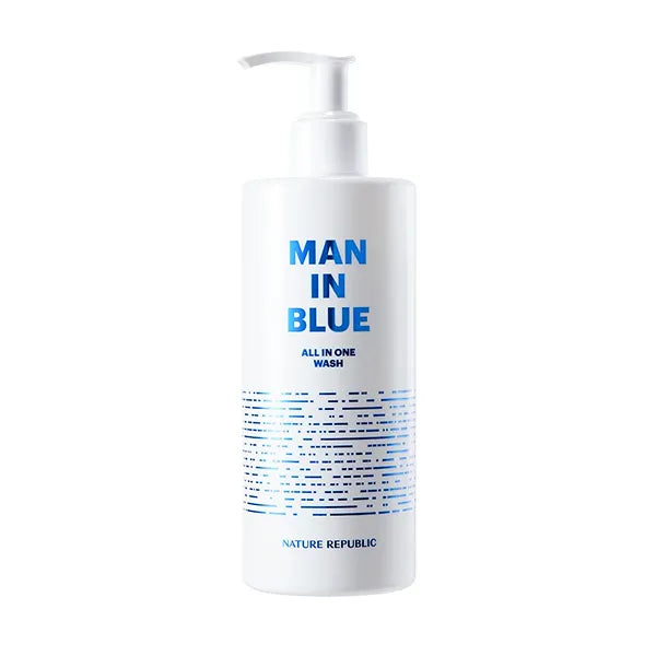 Nature republic man in blue all in one wash 