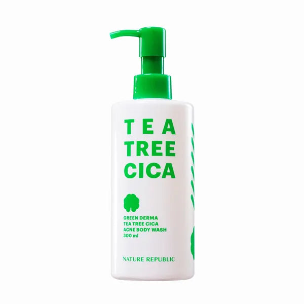 Nature republic green derma tea tree cica acne body wash