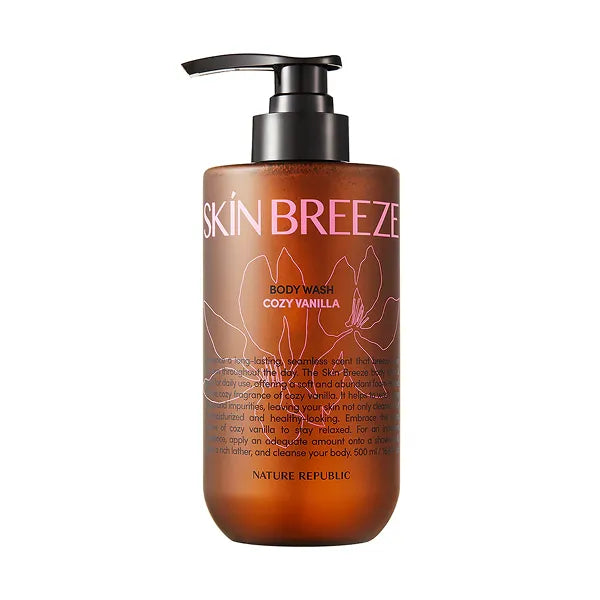 Nature republic skin breeze cozy vanilla body wash