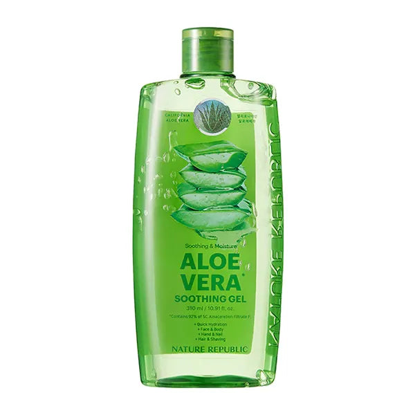 Nature republic soothing &amp; moist aloe vera 92% soothing gel 310ml 