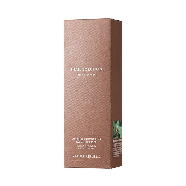 Nature republic snail solution foam cleanser
