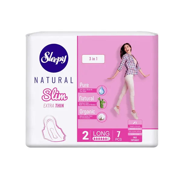 Sleepy femine pads extra thin long 7's 