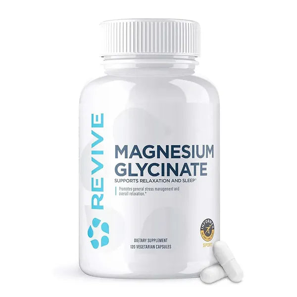 Revive magnesium glycinate vegetarian capsules 120's