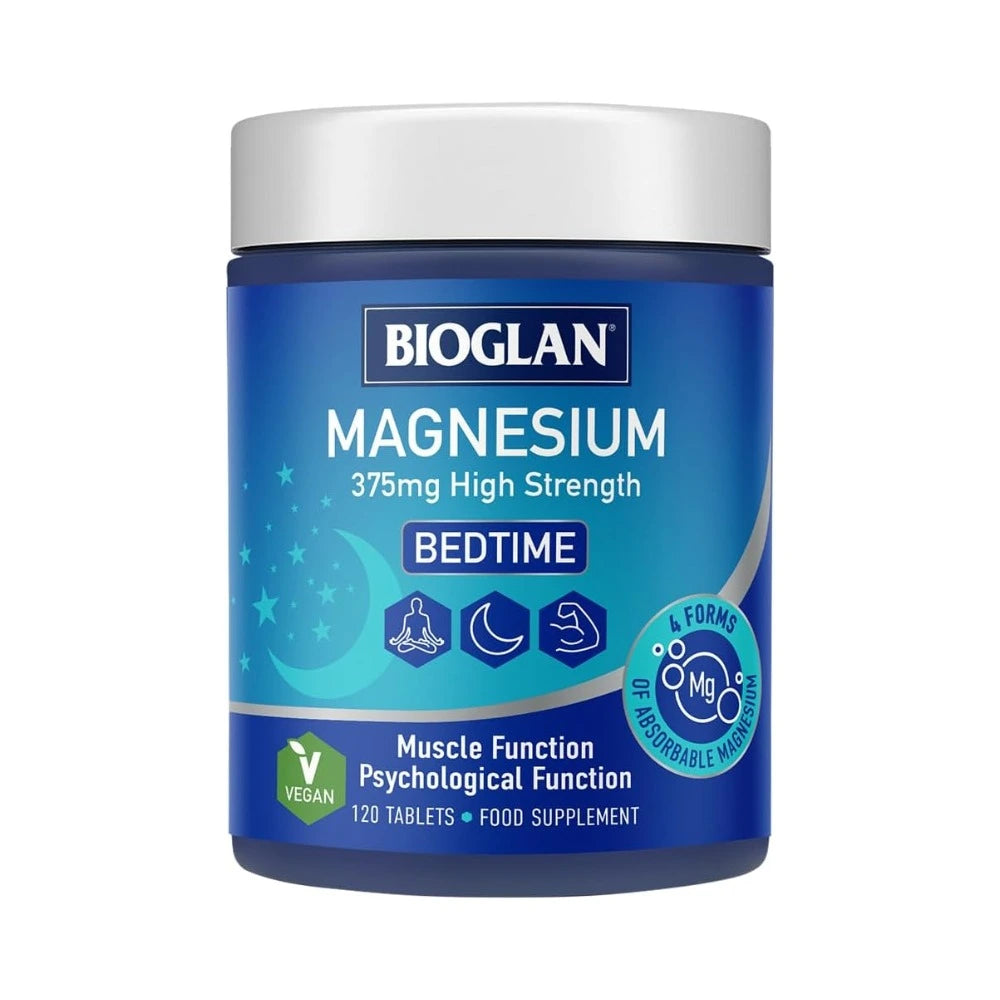 Bioglan Magnesium Bedtime Tablets 375Mg 120'S