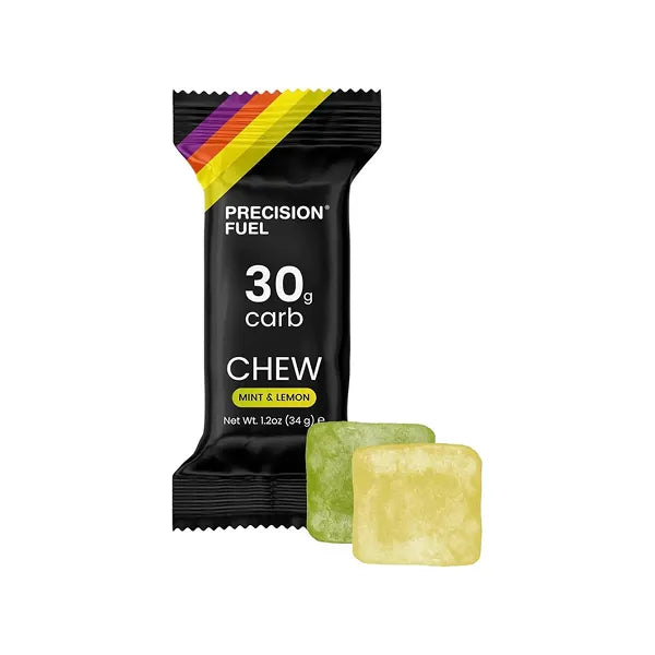 Precision Fuel 30gm Carb Chew Mint &amp; Lemon 34gm